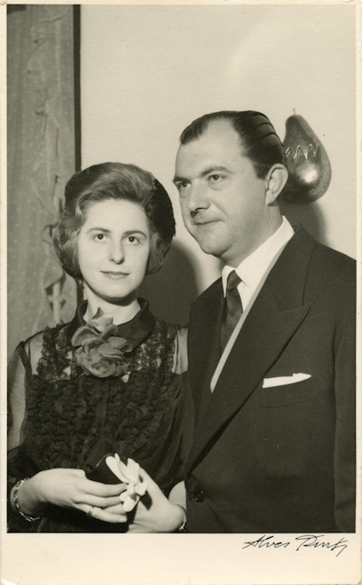 6 aniversrio do casamento da Dra. Maria Margarida Garrido Belard da Fonseca (1938-2000) e do Eng. Jaime Augusto Esteves de Bastos (1924-1974), 2/2/1963